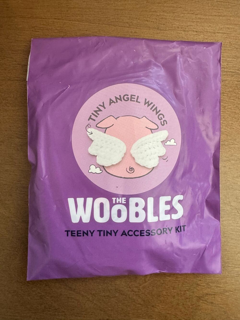 *Sealed* The Woobles Tiny Angel Wings Collectible Crochet Accessory Kit